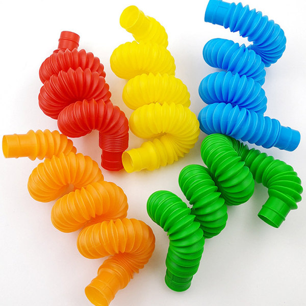 Mini Tubes Sensorisk leketøy Stress Relief Toys Kid Anti Stress To Multicolor