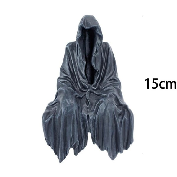 Lohduttama Viikatemies Istuva patsas goottilainen pöytähartsi black One size