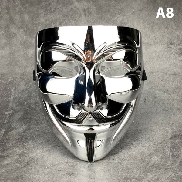 Vendetta Hacker Mask Anonyymi joulujuhlalahja aikuiselle K A8 one size