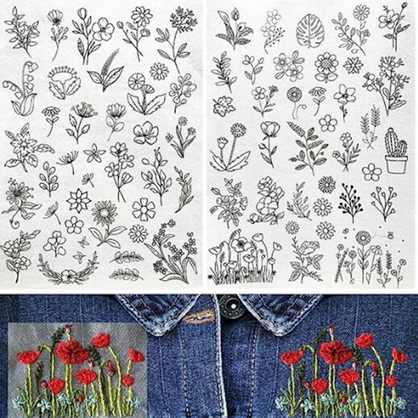 Vattenlöslig Stabilisator för Broderi Stick & Stitch Embroi C