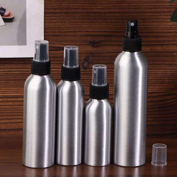 Metall Aluminium Flaske Parfyme Atomizer Tom Misty Spray White 50ml