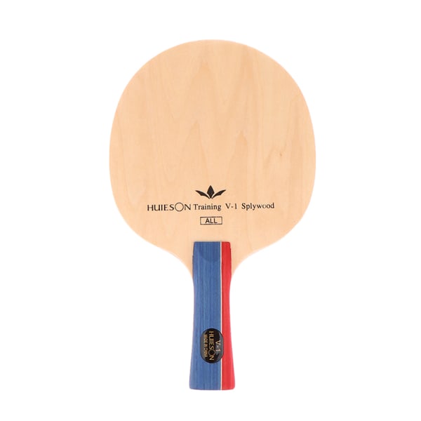 1 Stk Bordtennis Carbon Ketsjer Letvægts Grip Blade Ping Pong Wood color ONE SIZE