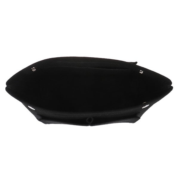 Naisten käsilaukku Organizer laukku Kukkaro Insert Laukku Huopa Multi Pocke Black one size