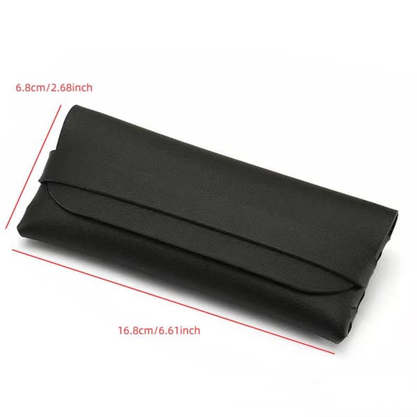 PU læder brille solbrille læsebrille etui blød pose one size