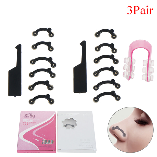 3 storlekar i 1 nose up lifting shaping clip nose reshaper face co Red