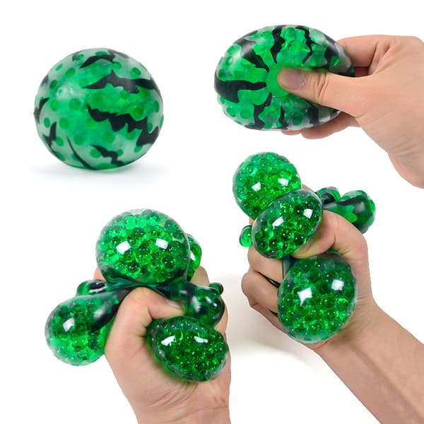 Simulering Vandmelon Farvede Perler Legetøj Kreativ Dekompression one size