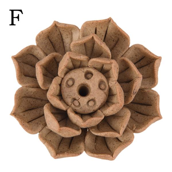 Keraaminen suitsukepolttimen pidike Lotus Catcher -lautanen Natural F onesize