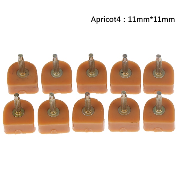 20st Högklackade skoreparationstips Kranar Stiftar Stiftlyftar Byt ut Apricot 11mm*11mm