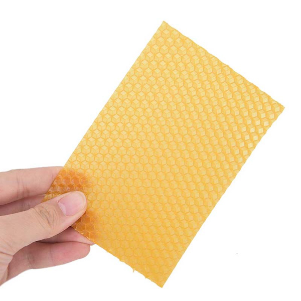 10 stk Yellow Honeycomb Foundation Bikubevoksrammer Biavler Yellow 10Pcs