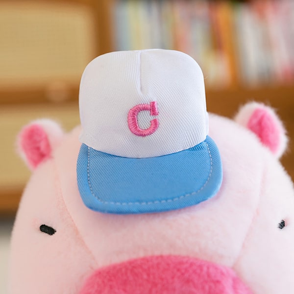 25cm myk og fluffy rosa kapybara bamse - Baseball ryggsekk fyll one size