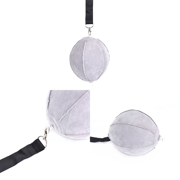 1Pc Golf Swing Trainer Ball Smart oppblåsbar Assist Posture Cor Black