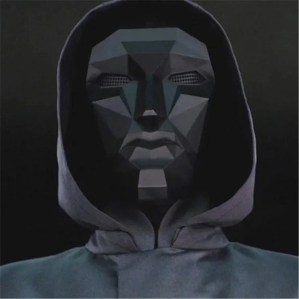 Calamari Game Cosplay Maske Rekvisitter Kvadrat Cirkel Trekant Mønster Triangle