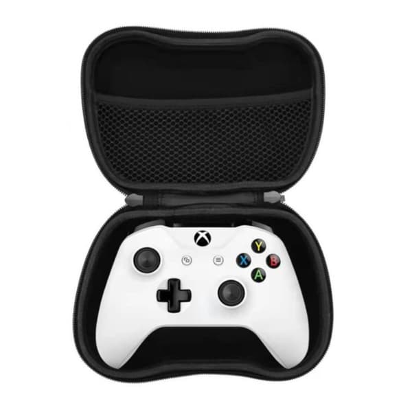 Ny PS4 PS5 Switch Pro Game Controller Storage Bag Hard EVA Tra white one size