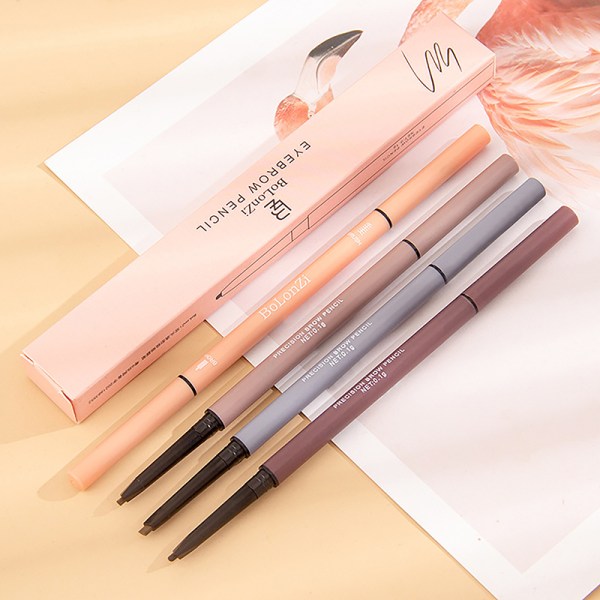 Double Head Eyebrow Pencil Pitkäkestoinen vedenpitävä sävyn parannus Light brown oneszie