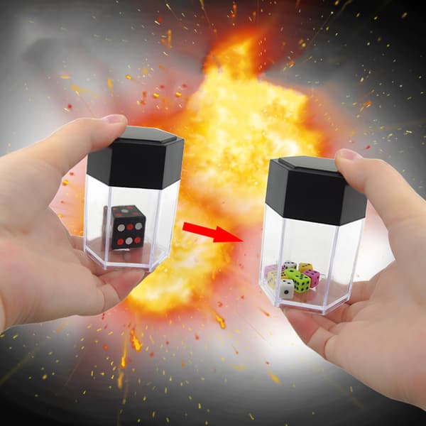 Explode Explosion Dice Nemme trylletricks til børn Magic Prop No A
