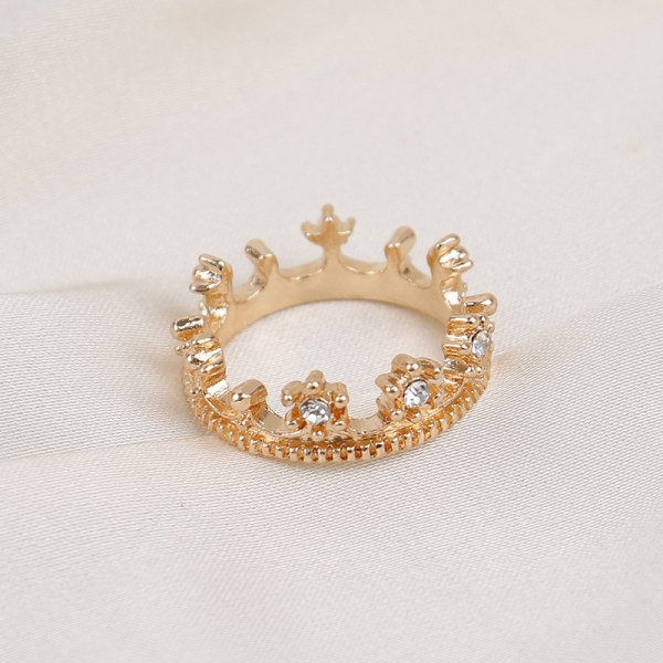 1:12 Dukkehus Miniature Mini Metal Kronprinsesse Hovedbeklædning Mod Gold