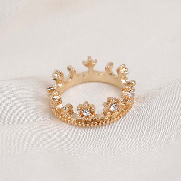 1:12 Dukkehus Miniatyr Mini Metall Kronprinsesse Hodeplagg Mod Gold