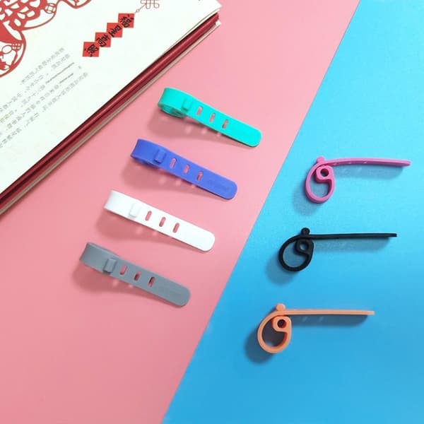 20 stk. silikone kabelopruller-organizer til opladerledninger 20pcs