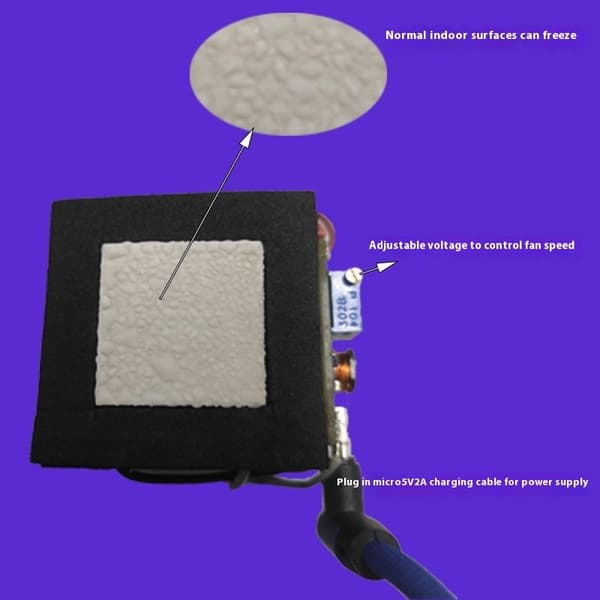 1 Sett SR-01 5V DIY Termoelektrisk Kjøler Peltier Elemente Modul One Size