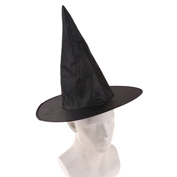 1 stk. Halloween sort heksehat hængende heksehat til Hallowe onesize
