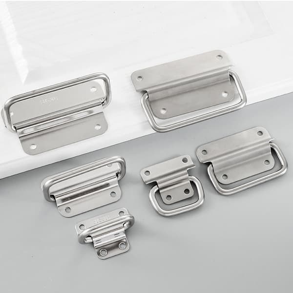 Cabinet Flight Case Solid Furniture Hardware Folding Handle For Silver A2