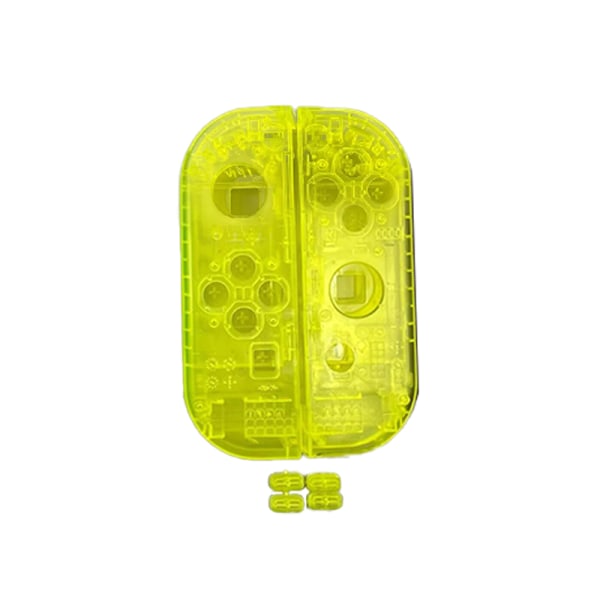 Til udskiftning Clear Transparent Shell Cover SL SR Knapper til Yellow one size