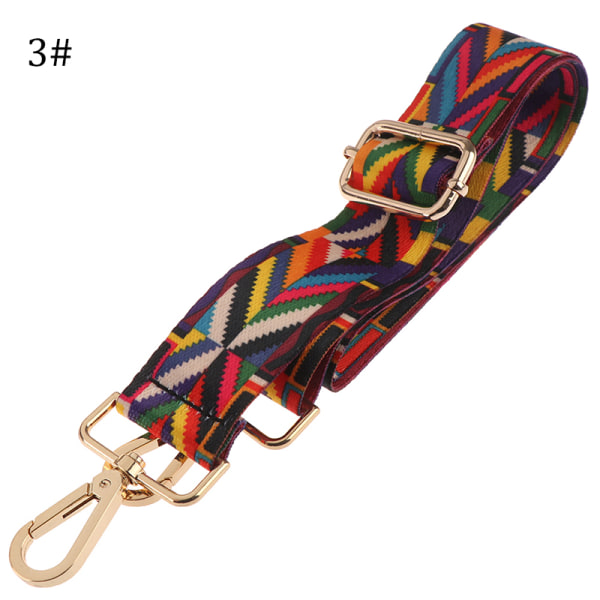 Bælte Skuldertaske strop til crossbody-stropper Justerbar strop B Multicolor 3#