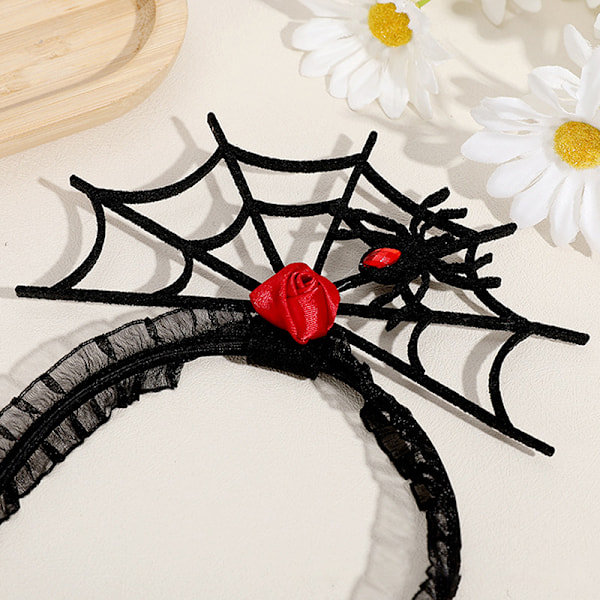 Halloween Edderkopp Nett Form Hodebånd Rave Fest Novelty Cosplay A8