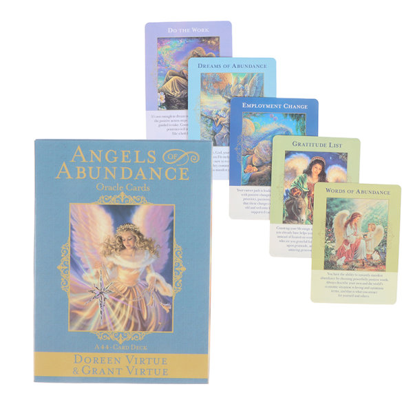 Angels of Abundance Oracle Cards Tarot Card Party Prophecy Divi Multicolor one size