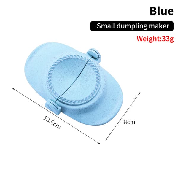Vetehalm Dumpling Form Kökstillbehör Verktyg Manuell Dumpli Blue S