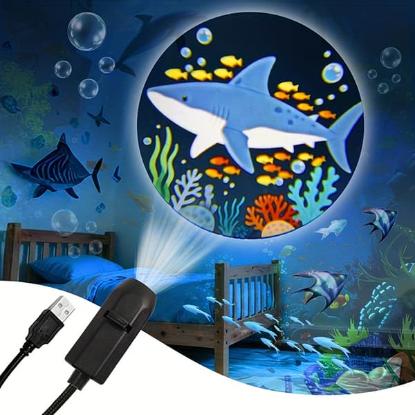 LED-projeksjonslys USB LED-projektor LED USB Ocean Life LED P Onesize