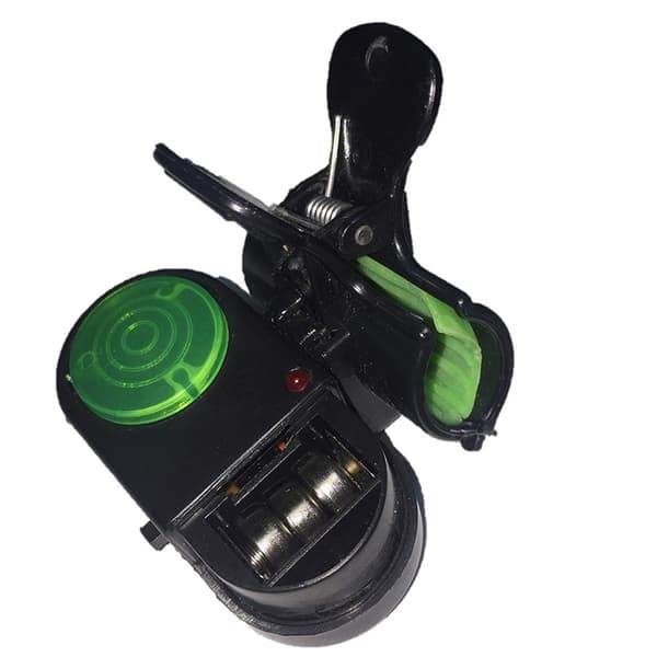 Electronic Bite Fish Alarm Bell onkivapatanko / LED-valo A onesize