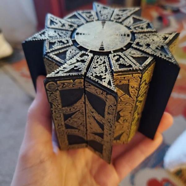 Toimiva Lemarchand's Lament Configuration Lock Puzzle Box Brown one size