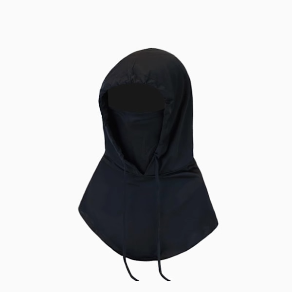 Ansiktsmask Solskydd Huva Hatt UV-skydd Is Silke Halsduk Män Kvinnor Black