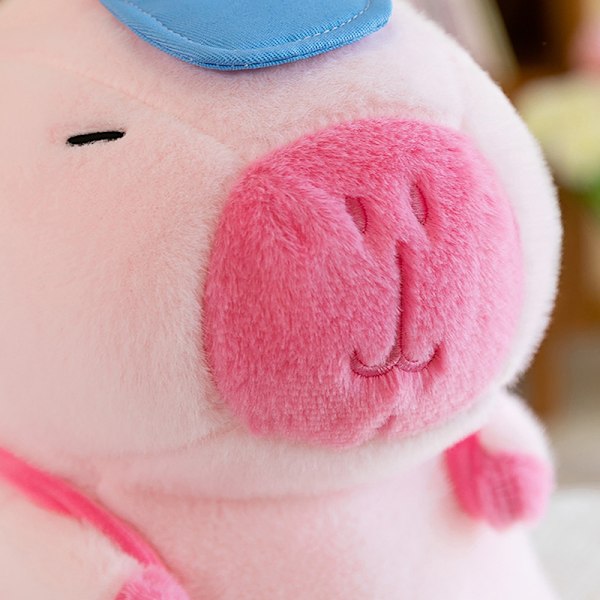 25cm myk og fluffy rosa kapybara bamse - Baseball ryggsekk fyll one size