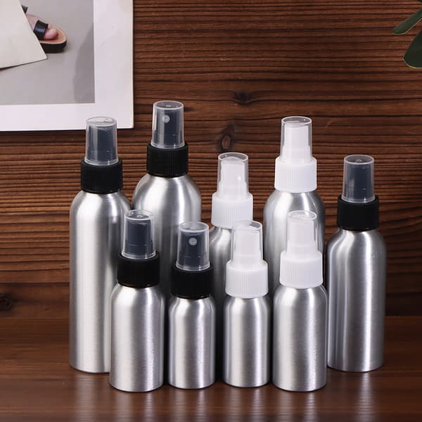Metall Aluminium Flaska Parfym Atomizer Tom Misty Spray White 120ml