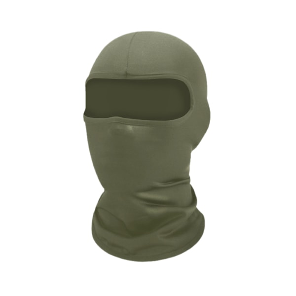 Sommer Pustende Sykkelhette Anti-UV Balaclava Menn Full Face M Army green