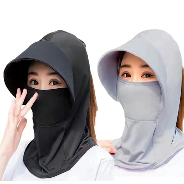 Sommer Is Silke Hatte Til Damer Solhat Med Åndbar Solcreme Black one size