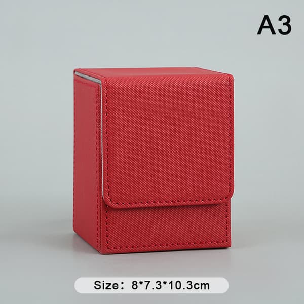 Trading Card Deck Box Holdbar kortlagringscontainer Spillkort A3 onesize