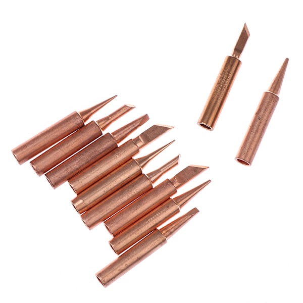 5/6 stk rent kobber 900M-T loddejernsspids Blyfri loddespids 6PC 6PC