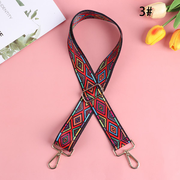 140CM Bag Håndtak Bag Strap Avtakbar DIY Handbag Accessories Cr Multicolor 3#