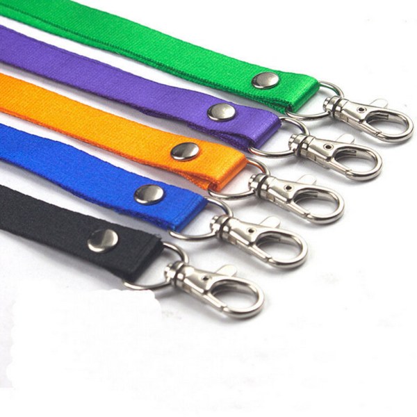 Halsstrop Snørebånd Sikkerhedsbrud For ID Navneskilt Holder Ke Black 1pcs