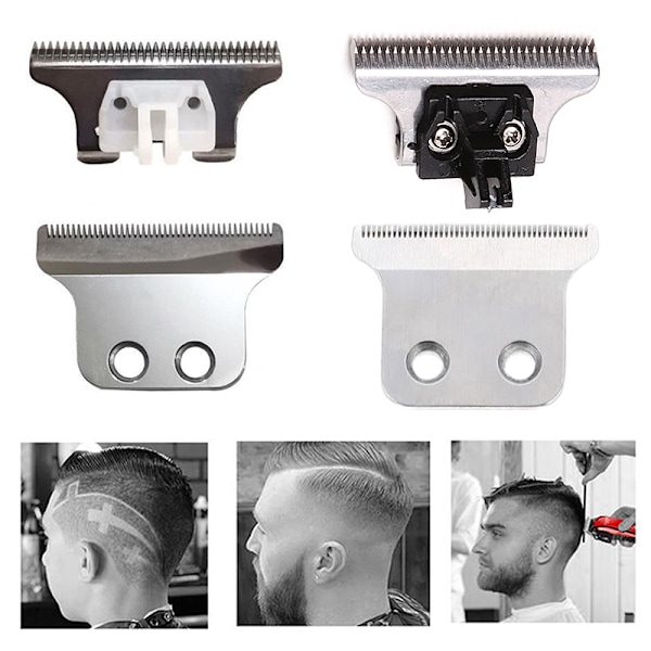 Hårklipper T-Blade Hårtrimmer i rustfritt stål 0mm Baldhead B
