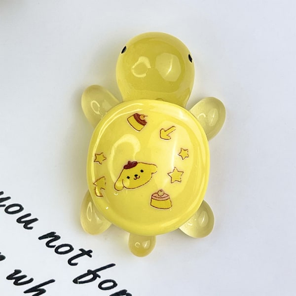 5 stk Sanrio Resin Lysende Skildpadde Mikrolandskab Fe Have 5cm