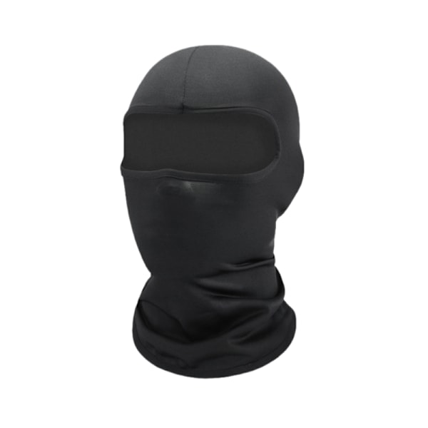 Kesä Hengittävä Pyöräilykypärä Anti-UV Balaclava Miehet Täyskasvot M Black