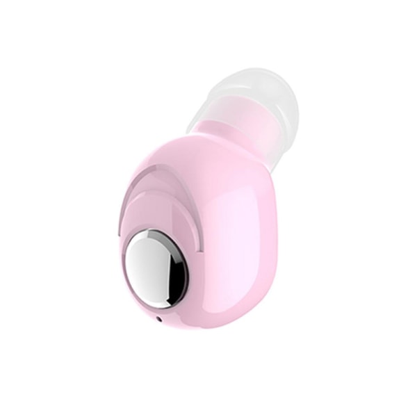 Mini In-Ear 5.0 Bluetooth hörlurar med trådlösa mikrofonhuvuden Pink
