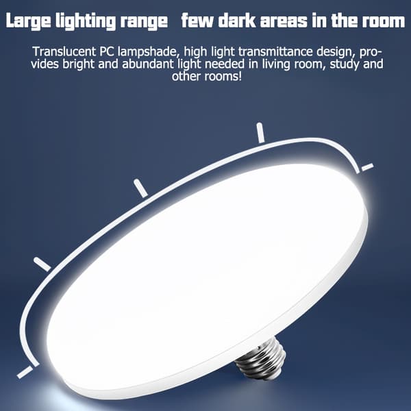 LED-lampa Superljus UFO LED-lampor Vit Belysning T white 200w