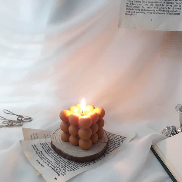 DIY julelysform vokslys gipslys 3D silikon