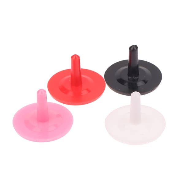 20 stk. assorterede farver golfboldmarkør runde plastik golfboldpositioner Pink