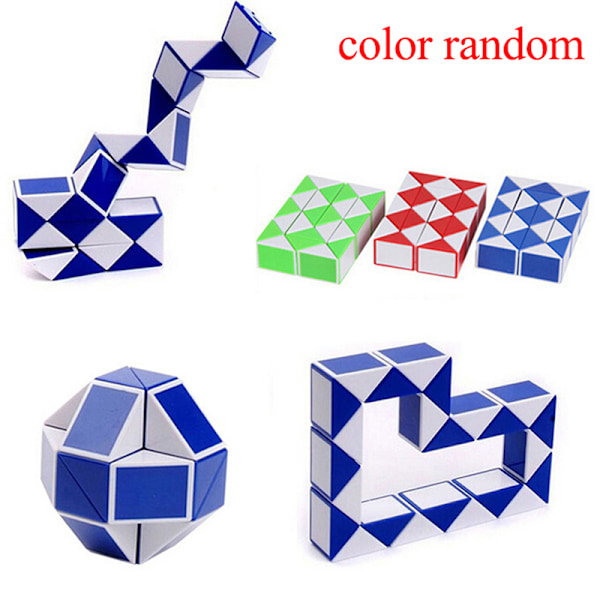 pedagogisk leksak heta pussel 3d cool orm magic populära barn ga Random Color 1 pc